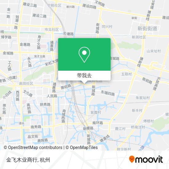 金飞木业商行地图