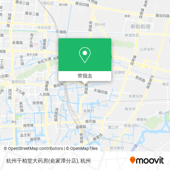 杭州千柏堂大药房(俞家潭分店)地图