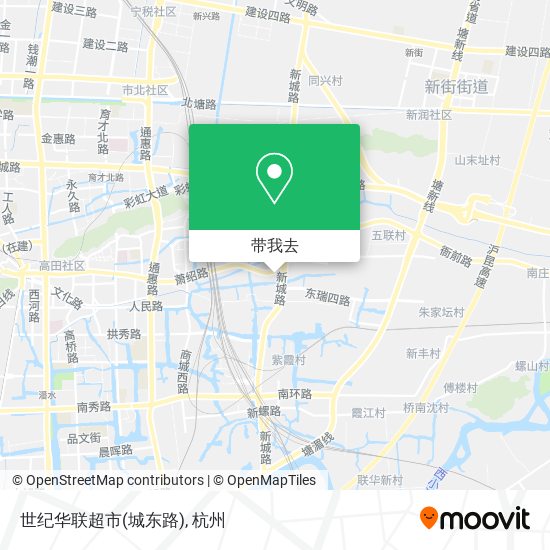 世纪华联超市(城东路)地图