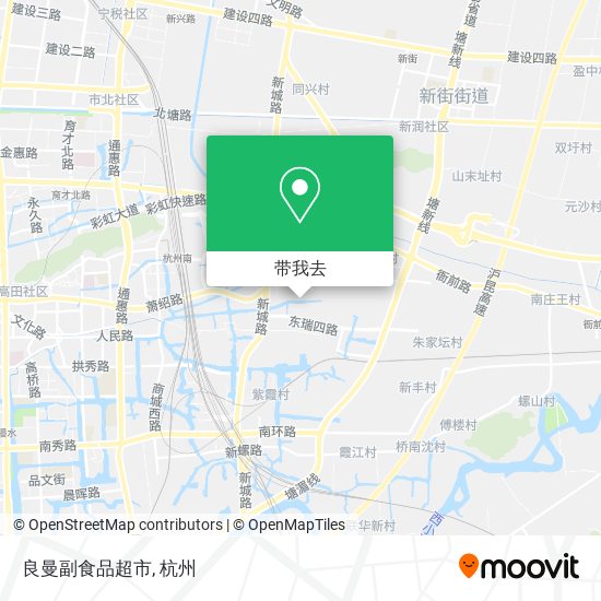 良曼副食品超市地图