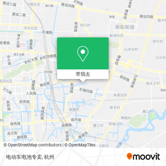 电动车电池专卖地图