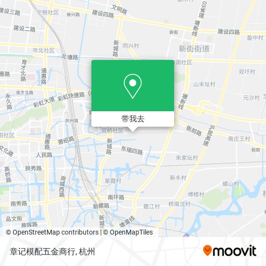 章记模配五金商行地图