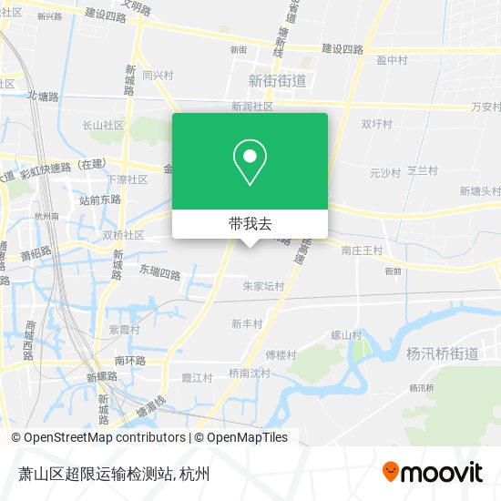 萧山区超限运输检测站地图