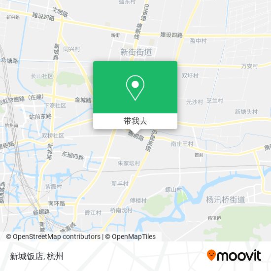 新城饭店地图