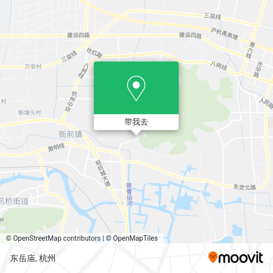 东岳庙地图