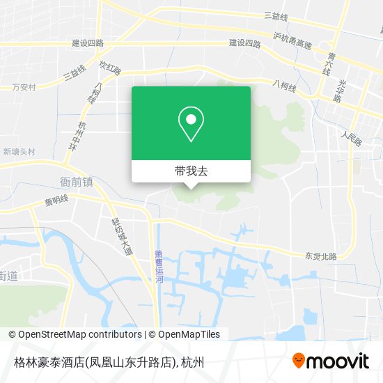 格林豪泰酒店(凤凰山东升路店)地图