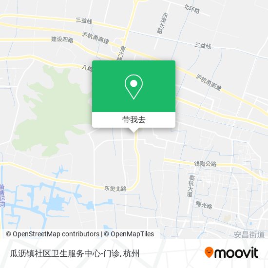 瓜沥镇社区卫生服务中心-门诊地图