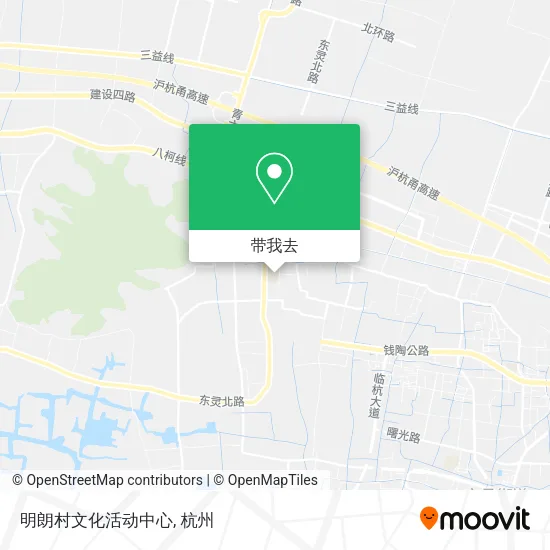 明朗村文化活动中心地图