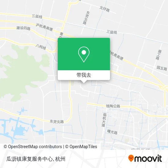 瓜沥镇康复服务中心地图