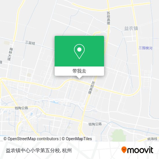 益农镇中心小学第五分校地图