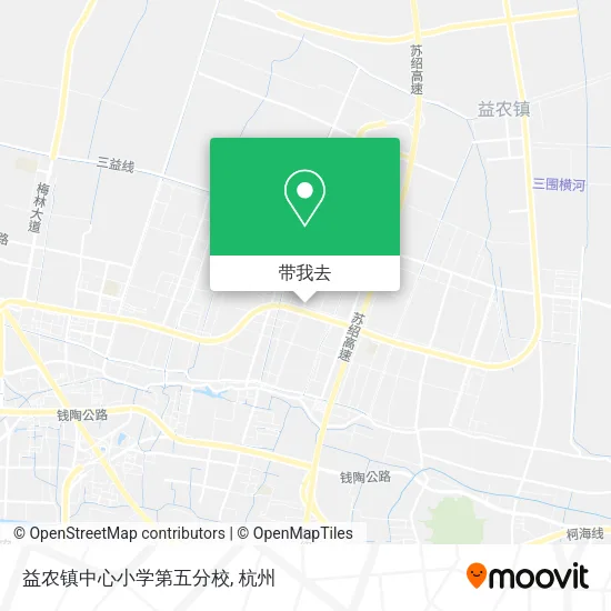 益农镇中心小学第五分校地图
