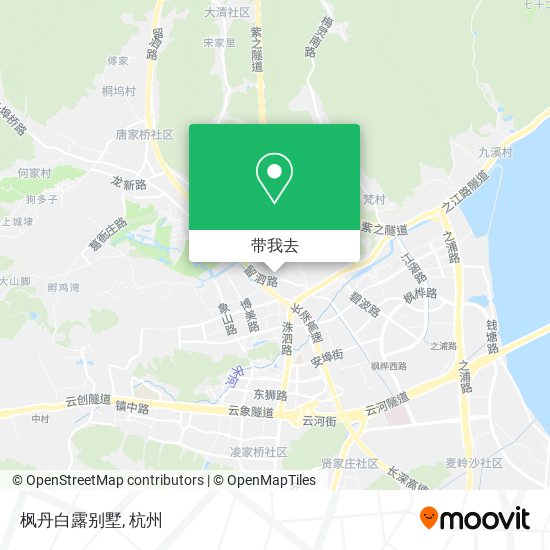 枫丹白露别墅地图