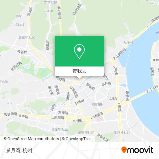 景月湾地图