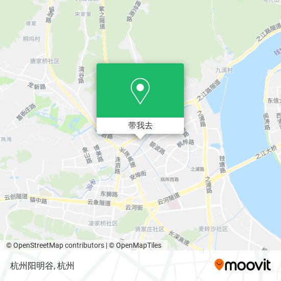 杭州阳明谷地图