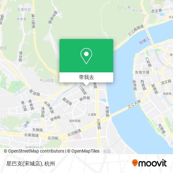 星巴克(宋城店)地图