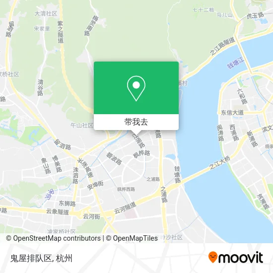 鬼屋排队区地图