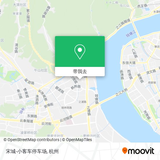 宋城-小客车停车场地图