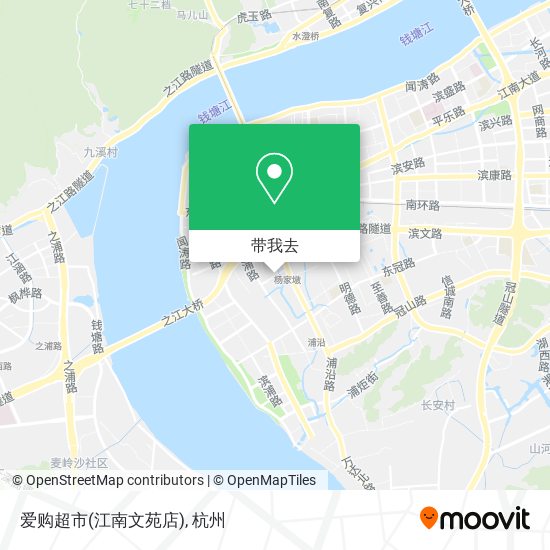 爱购超市(江南文苑店)地图