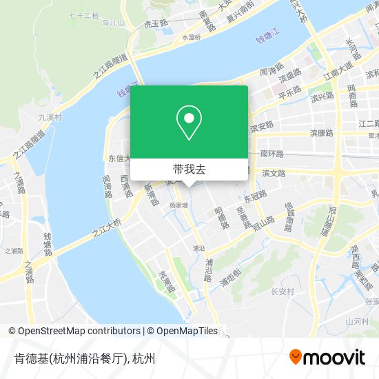 肯德基(杭州浦沿餐厅)地图