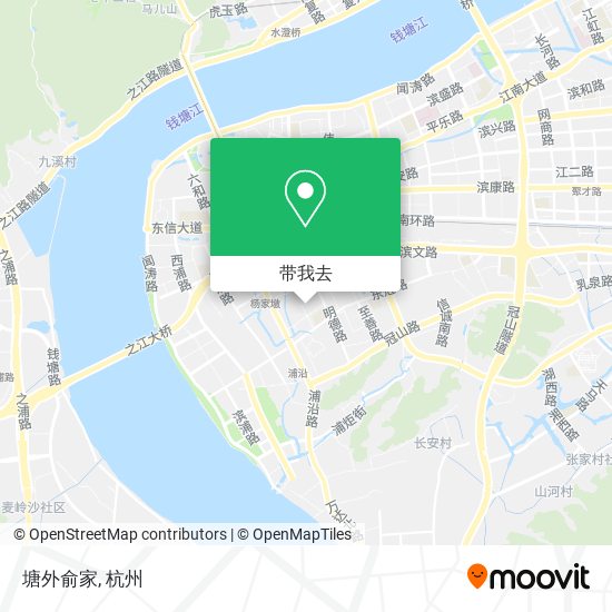塘外俞家地图