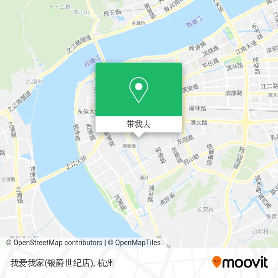 我爱我家(银爵世纪店)地图