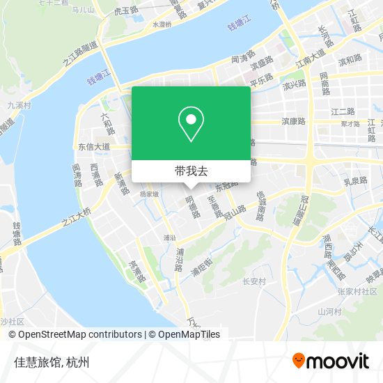 佳慧旅馆地图