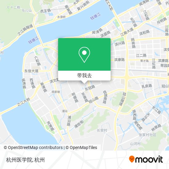 杭州医学院地图