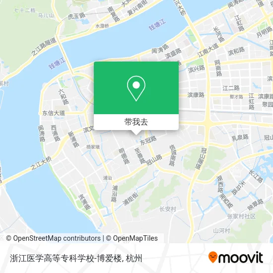 浙江医学高等专科学校-博爱楼地图
