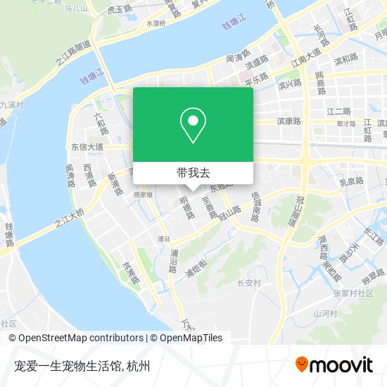 宠爱一生宠物生活馆地图