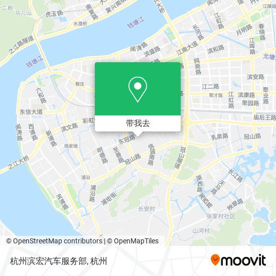 杭州滨宏汽车服务部地图