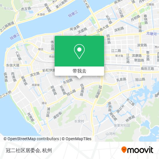 冠二社区居委会地图