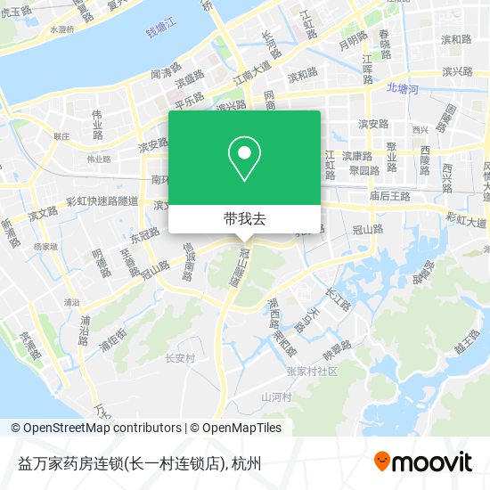 益万家药房连锁(长一村连锁店)地图