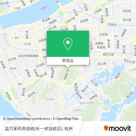 益万家药房连锁(长一村连锁店)地图
