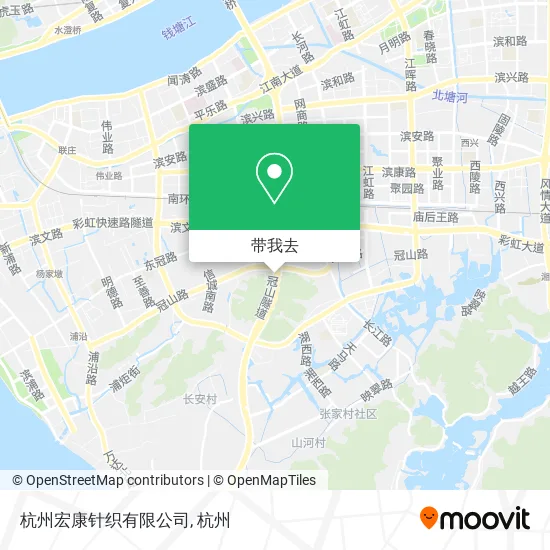 杭州宏康针织有限公司地图