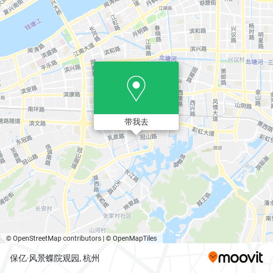保亿·风景蝶院观园地图