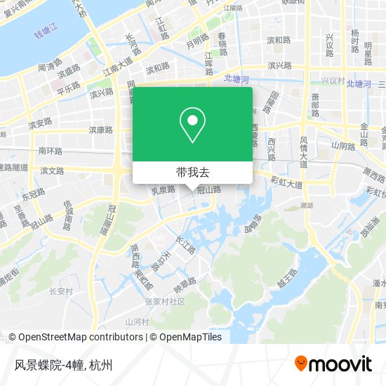 风景蝶院-4幢地图