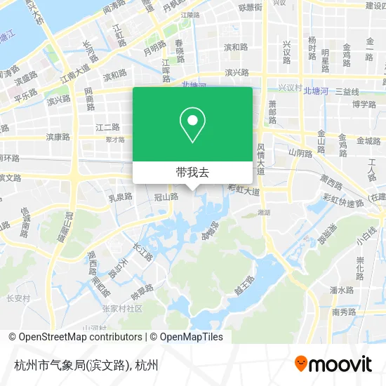 杭州市气象局(滨文路)地图