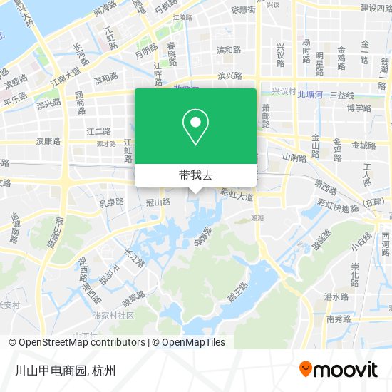 川山甲电商园地图