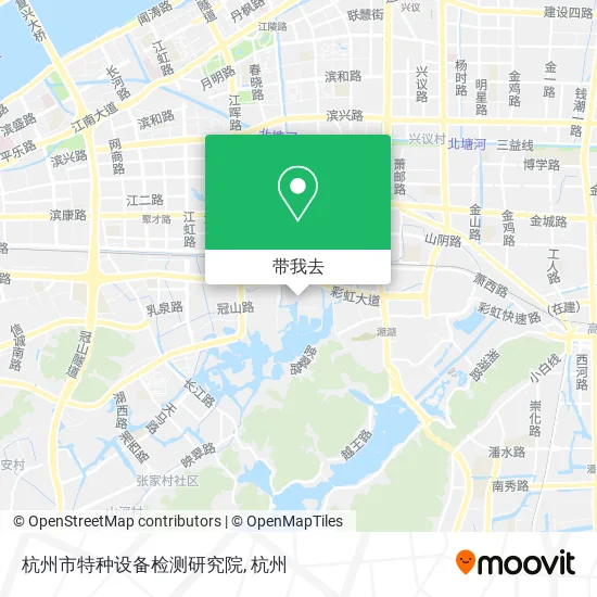 杭州市特种设备检测研究院地图