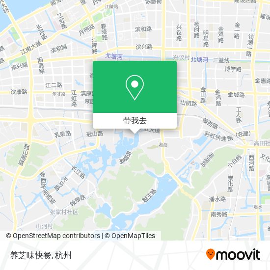 养芝味快餐地图