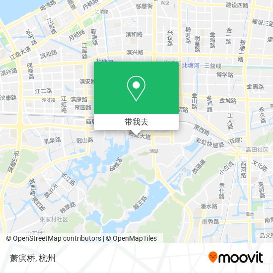 萧滨桥地图