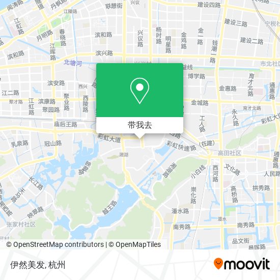 伊然美发地图
