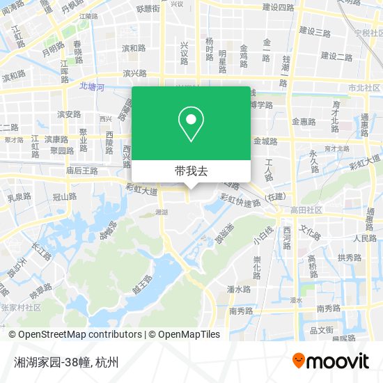 湘湖家园-38幢地图