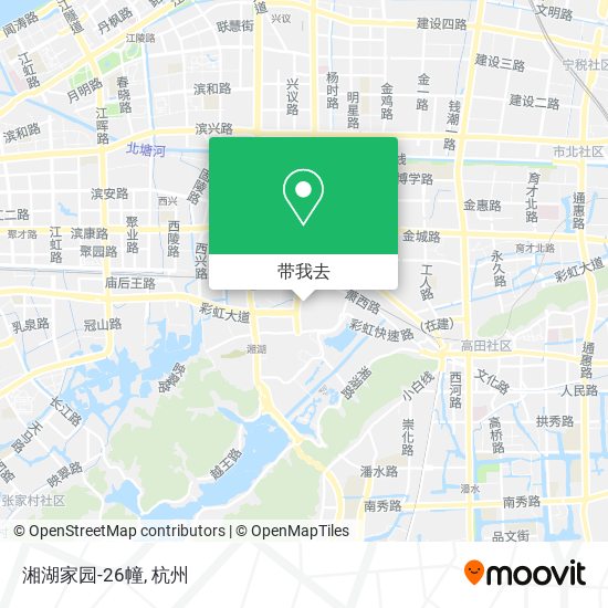 湘湖家园-26幢地图