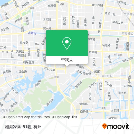 湘湖家园-51幢地图
