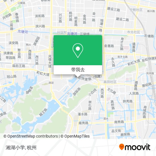 湘湖小学地图