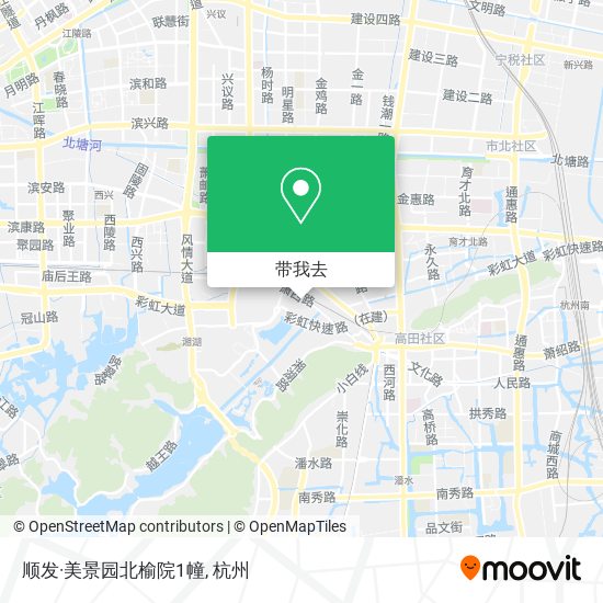 顺发·美景园北榆院1幢地图