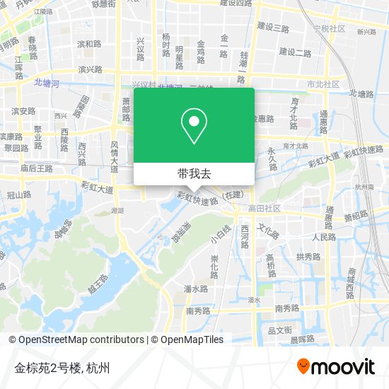 金棕苑2号楼地图