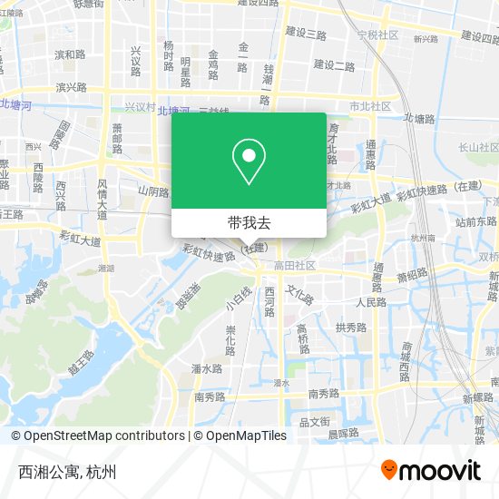 西湘公寓地图