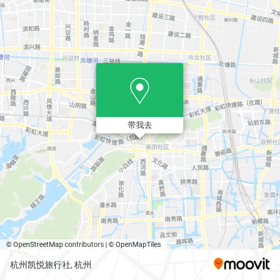 杭州凯悦旅行社地图